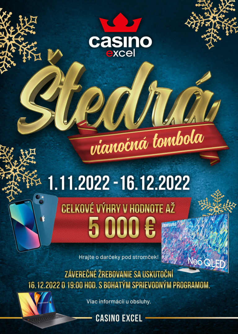 vianočná tombola excel casino Poprad