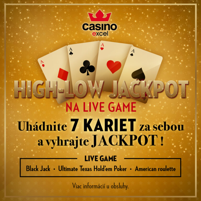 high low casino excel presov