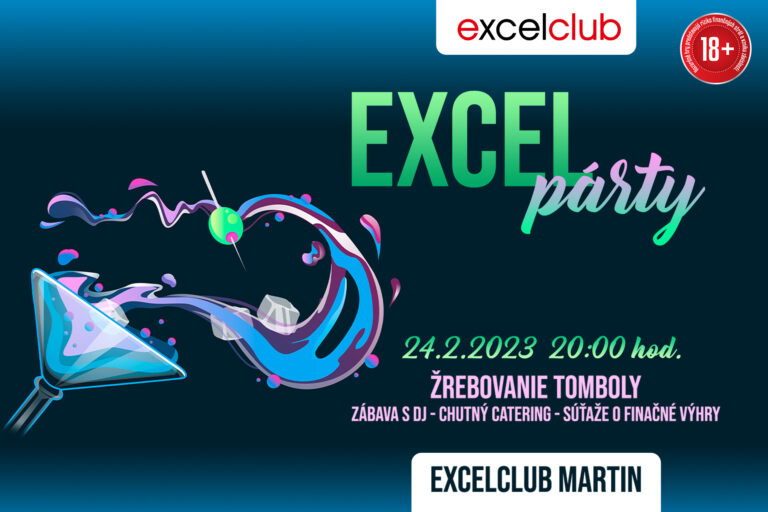 EXCEL PÁRTY excelclub Martin 24.2.2023