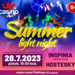 SUMMER LIGHT NIGHT 28.7.2023 casino excel Piešťany