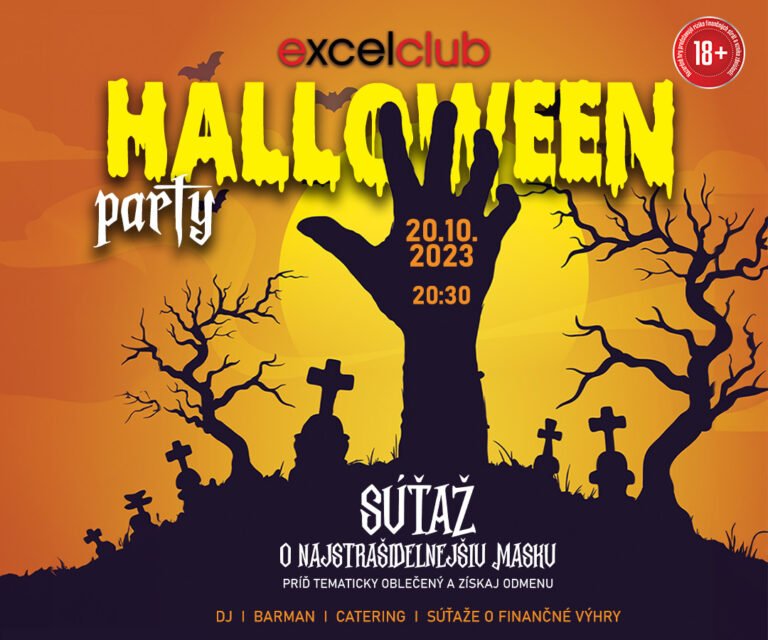 HALLOWEEN PARTY 20.10.2023 excelclub Liptovský Mikuláš