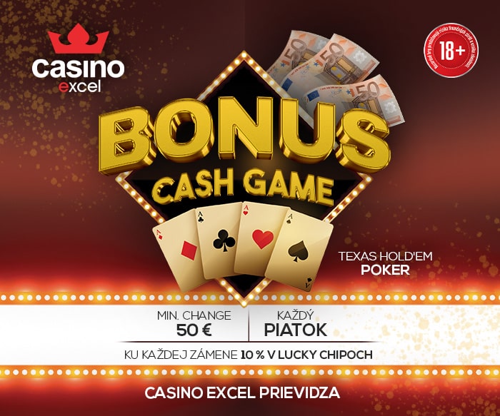 BONUS CASH GAME casino excel Prievidza