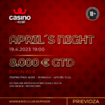 APRIL´S NIGHT 19.4.2024 casino excel Prievidza