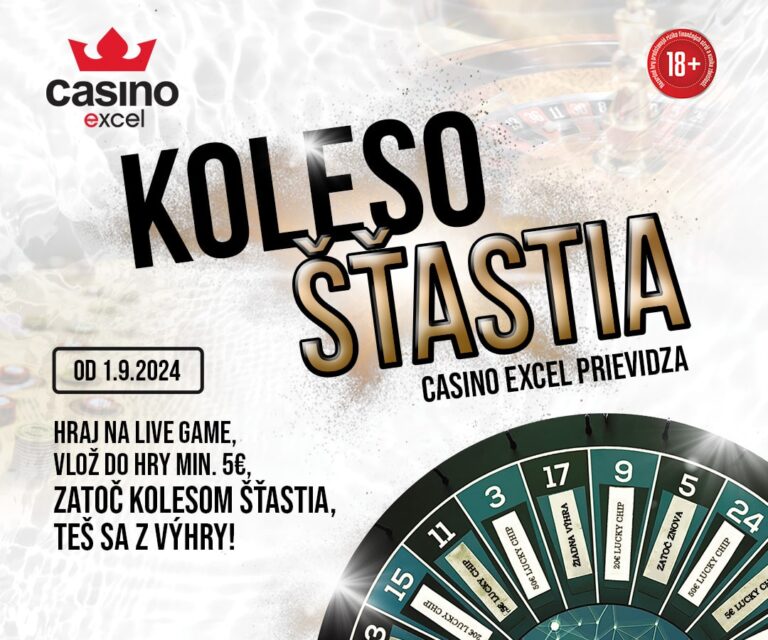 KOLESO ŠŤASTIA casino excel Prievidza