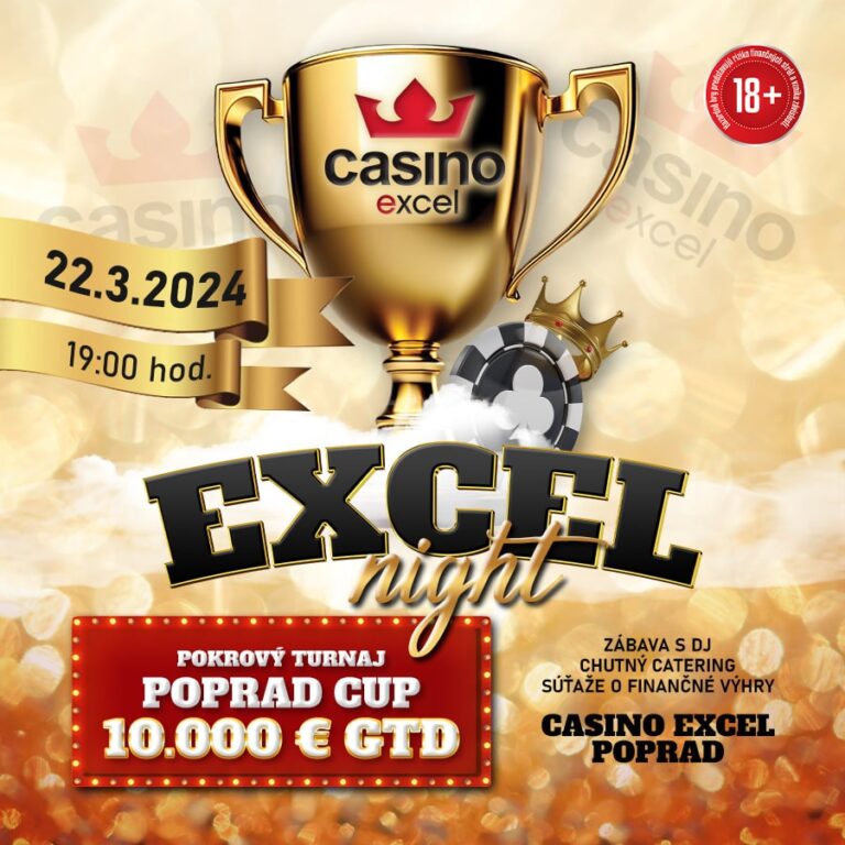 CASINO EXCEL NIGHT casino excel Poprad