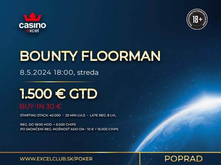 BOUNTY FLOORMAN casino excel Poprad