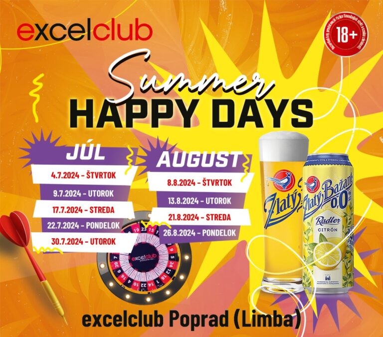 SUMMER HAPPY DAYS excelclub Poprad