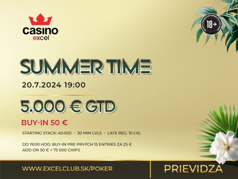 SUMMER TIME 20.7.2024 casino excel Prievidza