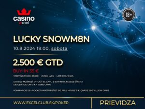 LUCKY SNOWM8N 10.8.2024 casino excel Prievidza