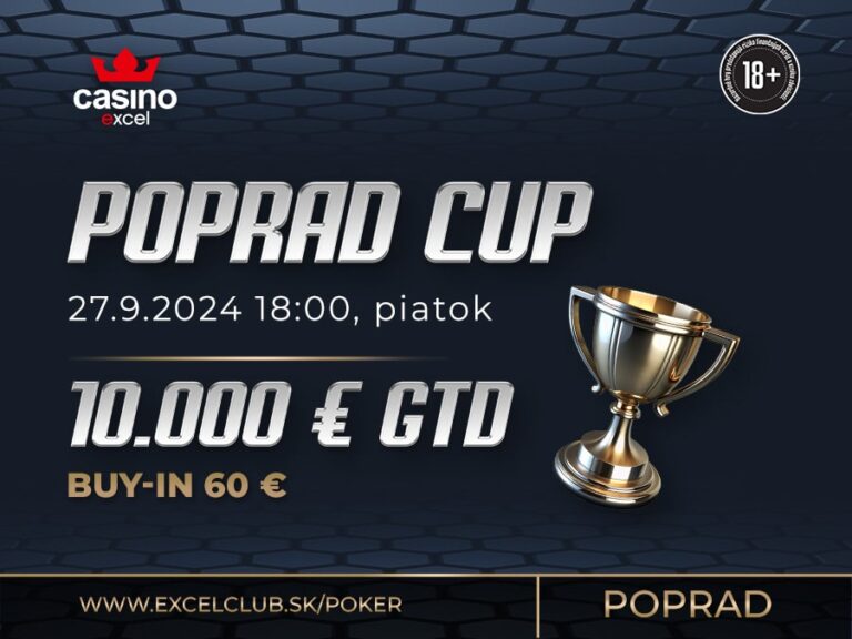 POPRAD CUP 10.000 € GTD 27.9.2024 casino excel Poprad