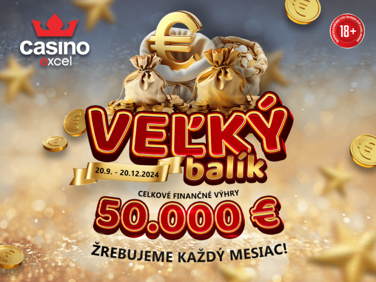 VEĽKÝ BALÍK casino excel