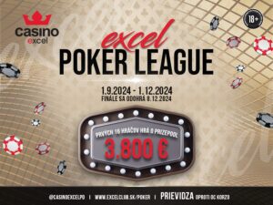 EXCEL POKER LEAGUE casino excel Prievidza