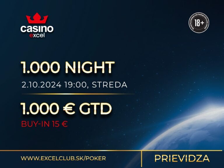 1.000 NIGHT 2.10.2024 casino excel Prievidza