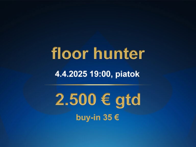 FLOOR HUNTER 4.4.2025 casino excel Prievidza