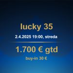 LUCKY 35 2.4.2025 casino excel Poprad