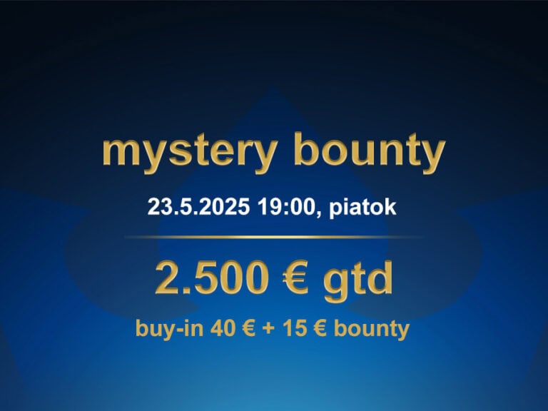 MYSTERY BOUNTY 23.5.2025 casino excel Prievidza