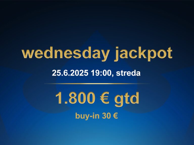 WEDNESDAY JACKPOT 25.4.2025 casino excel Prievidza