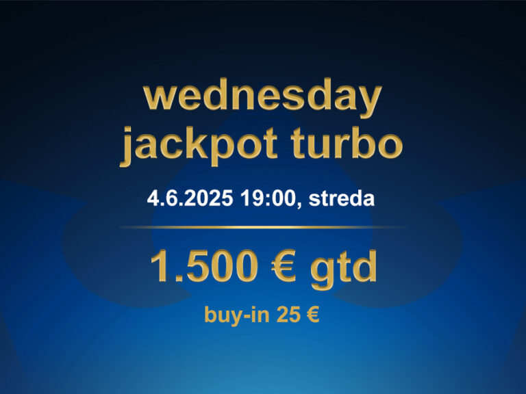 WEDNESDAY JACKPOT TURBO 4.6.2025 casino excel Prievidza