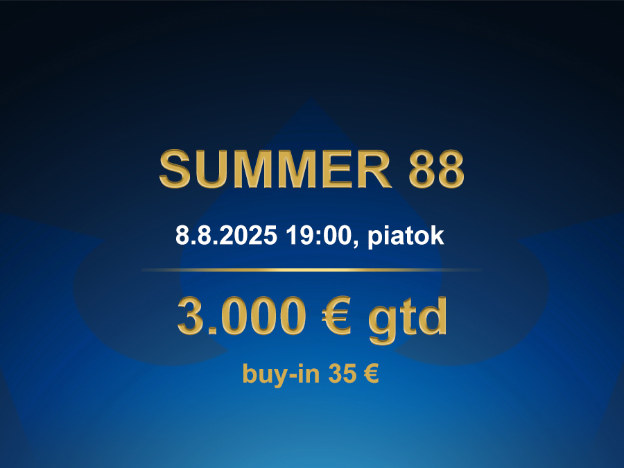 SUMMER 88 8.8.2025 casino excel Poprad