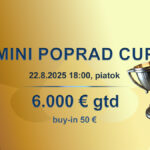 MINI POPRAD CUP 22.8.2025 casino excel Poprad