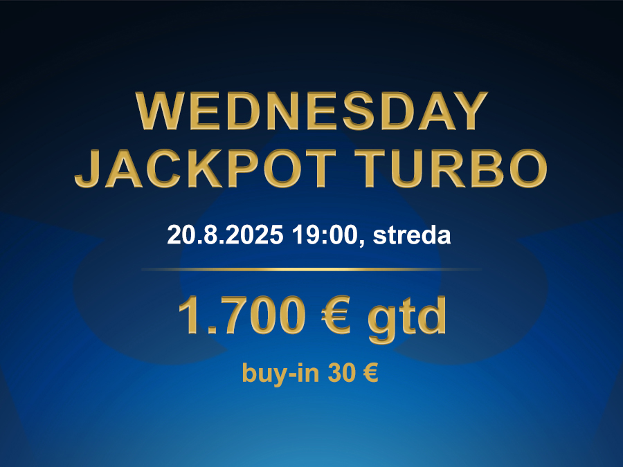 WEDNESDAY JACKPOT TURBO 20.8.2025 casino excel Prievidza