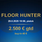 FLOOR HUNTER 29.8.2025 casino excel Prievidza