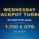 WEDNESDAY JACKPOT TURBO 24.9.2025 casino excel Prievidza