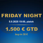 FRIDAY NIGHT 5.9.2025 casino excel Prievidza