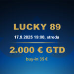 LUCKY 89 17.9.2025 casino excel Poprad