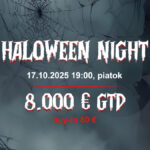 HALLOWEEN NIGHT 17.10.2025 casino excel Prievidza