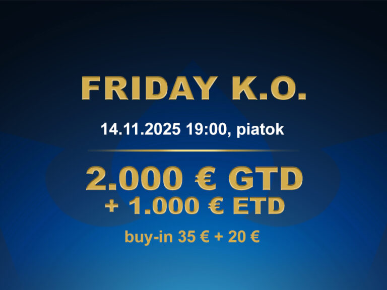 FRIDAY K.O. 14.11.2025 casino excel Poprad