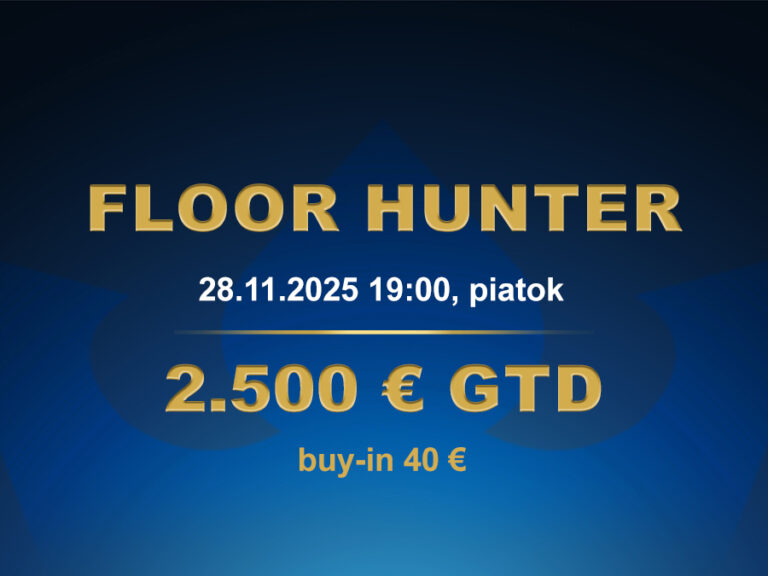FLOOR HUNTER 28.11.2025 casino excel Prievidza