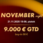 NOVEMBER NIGHT 21.11.2025 casino excel Prievidza