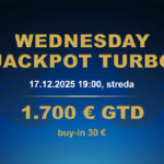 WEDNESDAY JACKPOT TURBO 17.12.2025 casino excel Prievidza