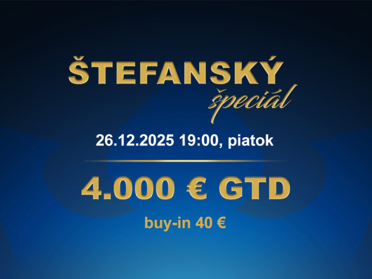 ŠTEFANSKÝ ŠPECIÁL 26.12.2025 casino excel Poprad