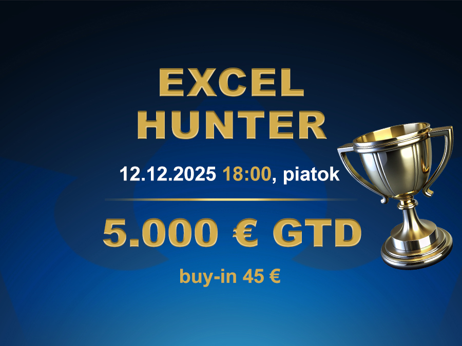 EXCEL HUNTER 12.12.2025 casino excel Poprad