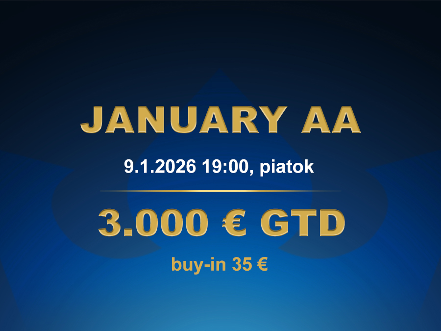JANUARY AA 9.1.2026 casino excel Poprad