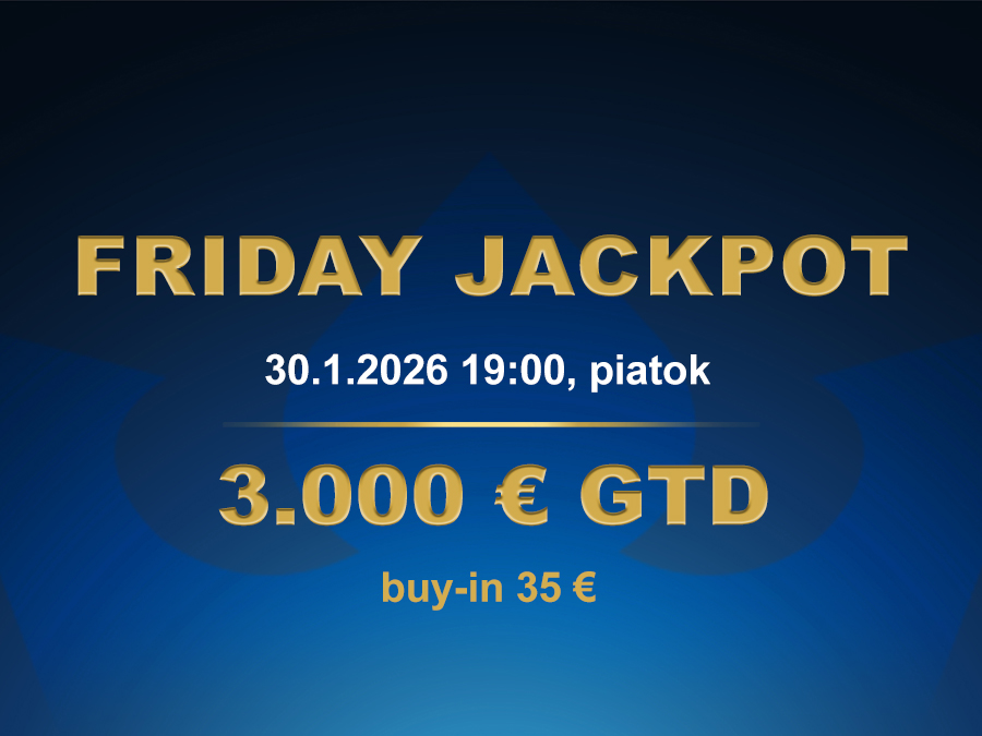FRIDAY JACKPOT 30.1.2026 casino excel Poprad
