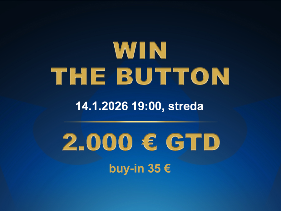 WIN THE BUTTON 14.1.2026 casino excel Poprad