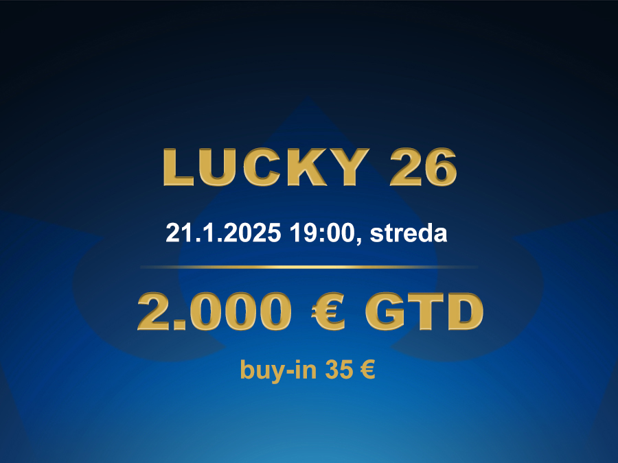 LUCKY 26 21.1.2026 casino excel Poprad