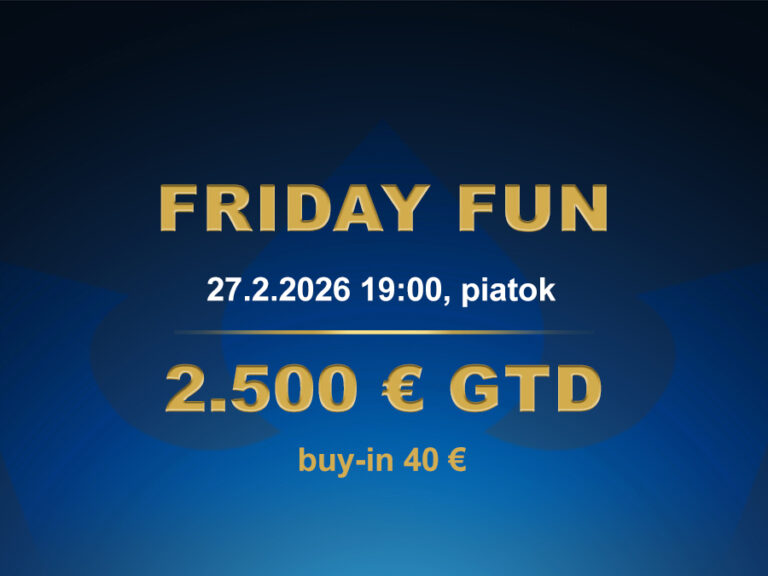FRIDAY FUN 27.2.2026 casino excel Prievidza