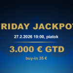 FRIDAY JACKPOT 27.2.2026 casino excel Poprad