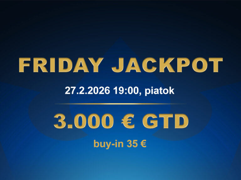 FRIDAY JACKPOT 27.2.2026 casino excel Poprad