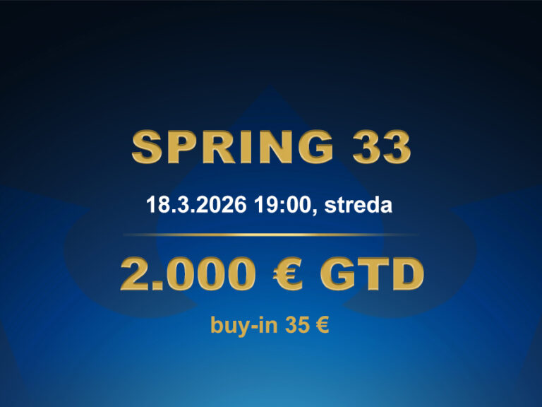 SPRING 33 18.3.2026 casino excel Poprad