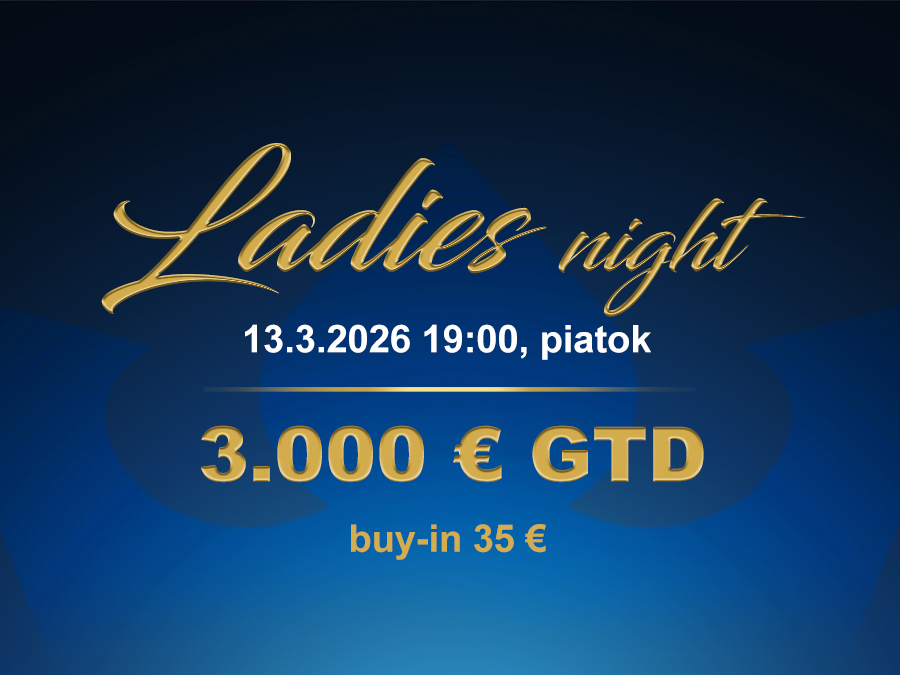 LADIES NIGHT 13.3.2026 casino excel Poprad