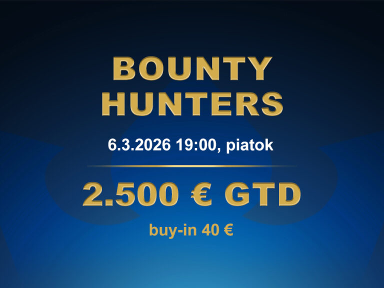 BOUNTY HUNTERS 6.3.2026 casino excel Prievidza