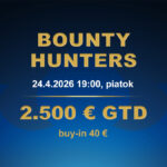 BOUNTY HUNTERS 24.4.2026 casino excel Prievidza
