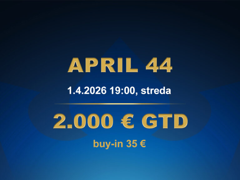 APRIL 44 1.4.2026 casino excel Poprad