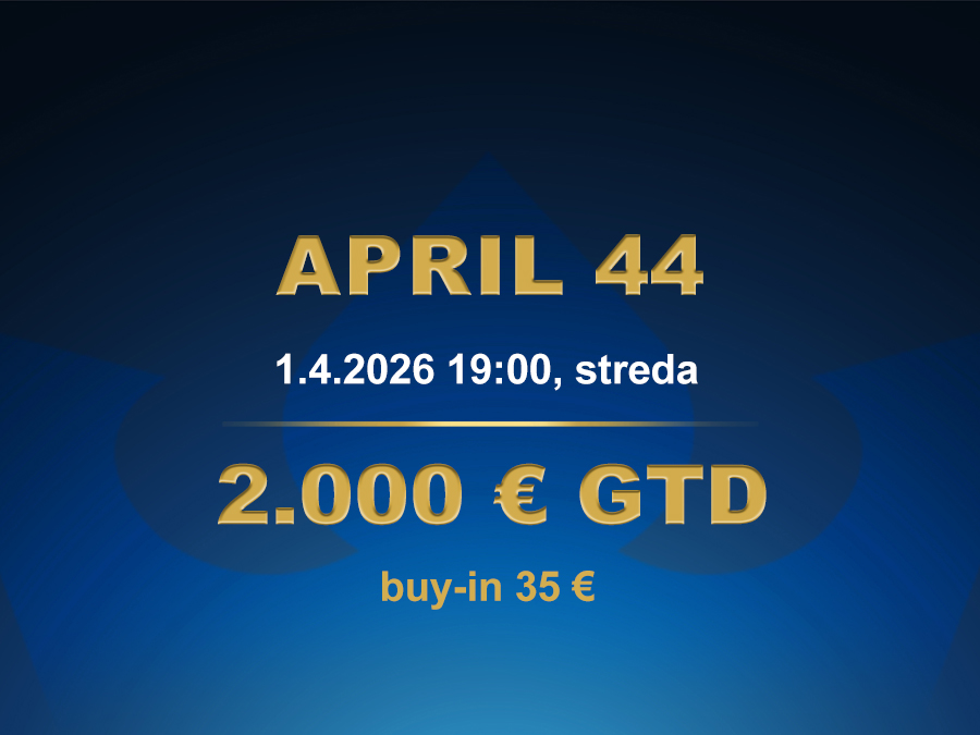 APRIL 44 1.4.2026 casino excel Poprad