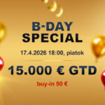 B-DAY SPECIAL 17.4.2026 casino excel Poprad